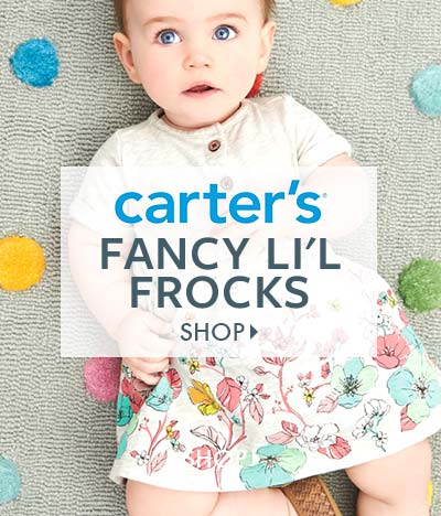 Fancy Li'l Frocks from Carter's