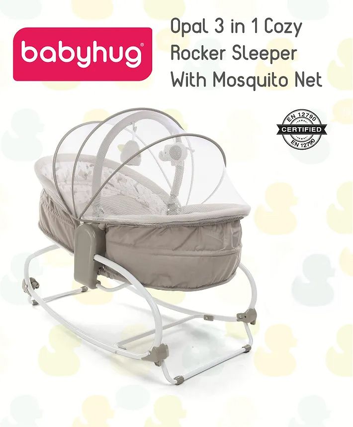 Babyhug opal 3 in store 1 cozy rocker sleeper