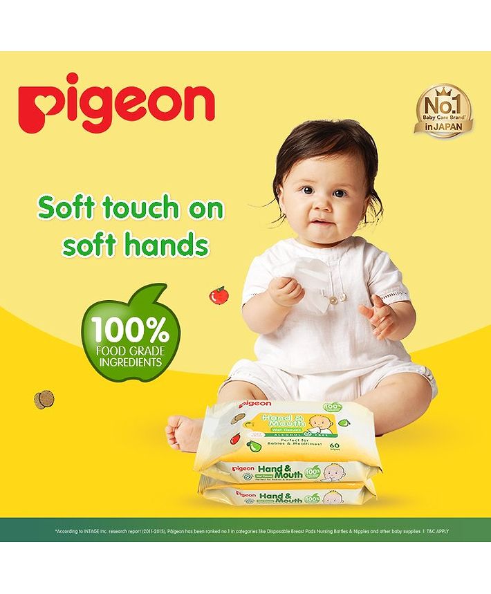 pigeon hand and mouth