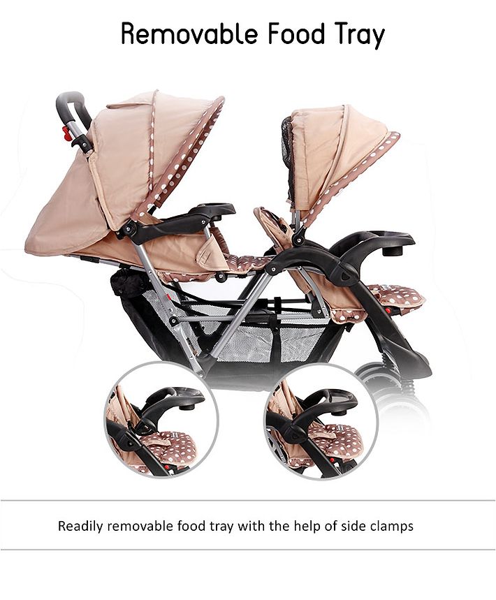 babyhug twin stroller