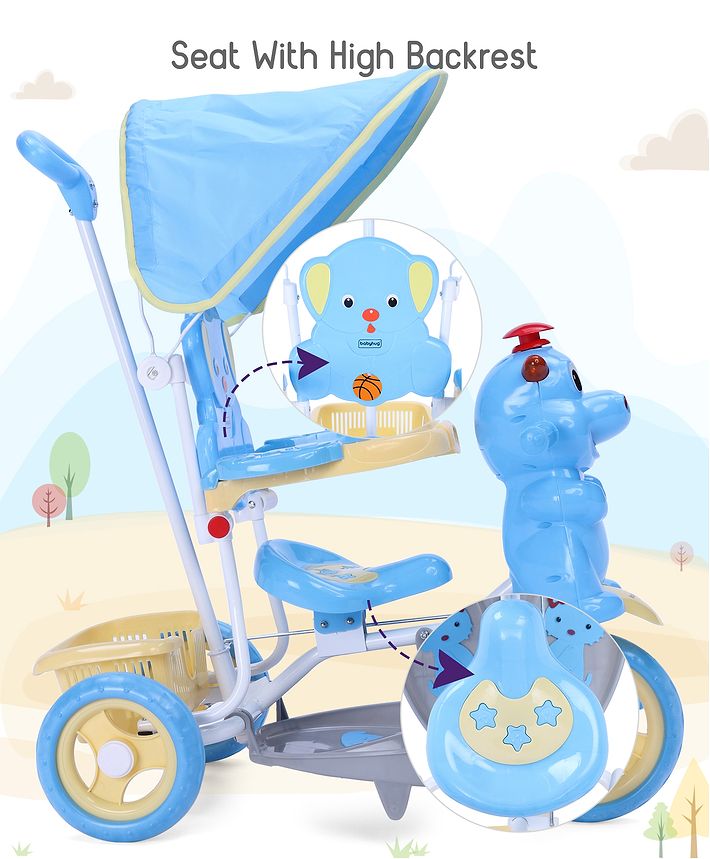 babyhug happy hippo tricycle