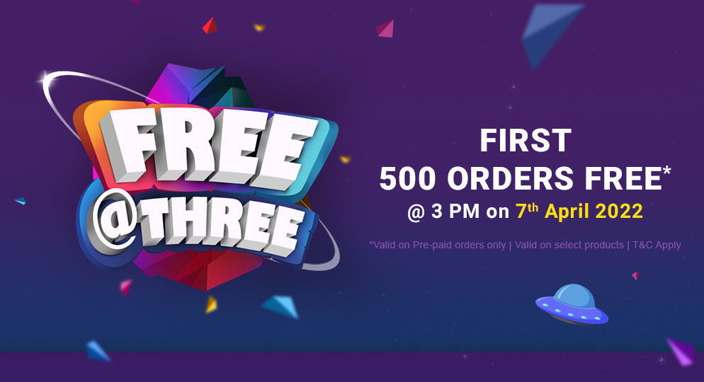 First 500 Orders Free*