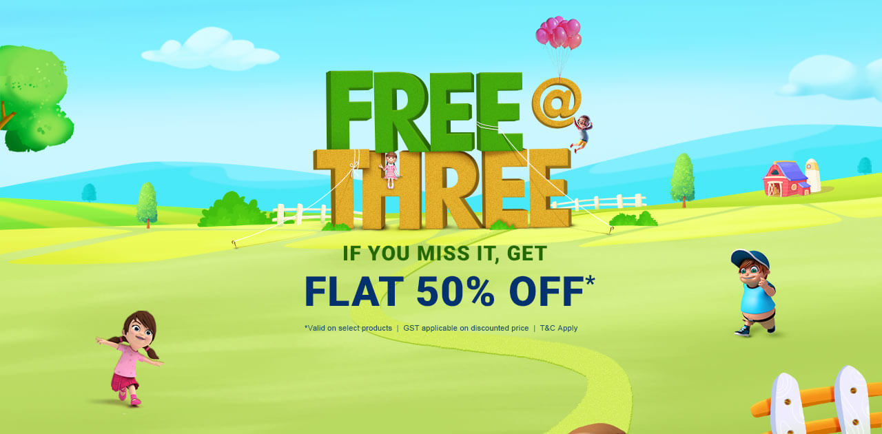 If you miss it, Get Flat '50'% off*