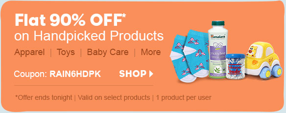 Flat 90% OFF* on Handpicked Products