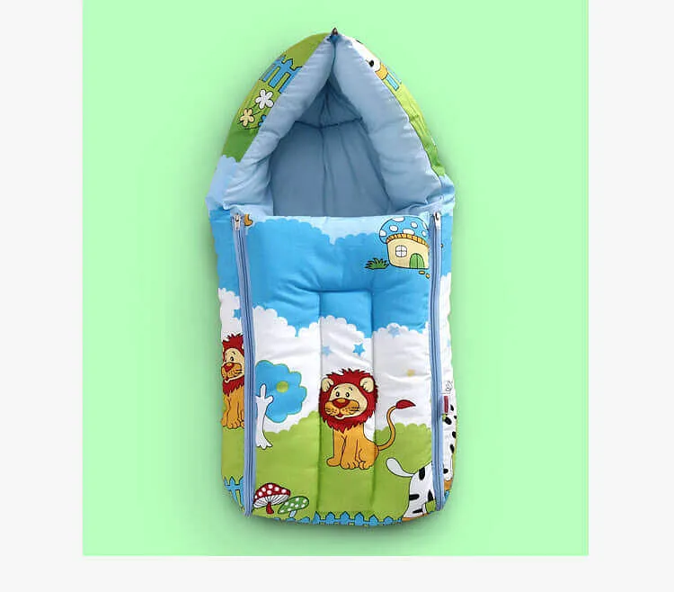 Buy Blue Premium Space Theme Sleeping Bag Set for Kids Online