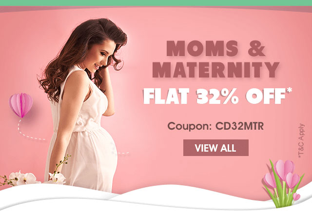 MOMS & MATERNITY Flat 32% OFF*