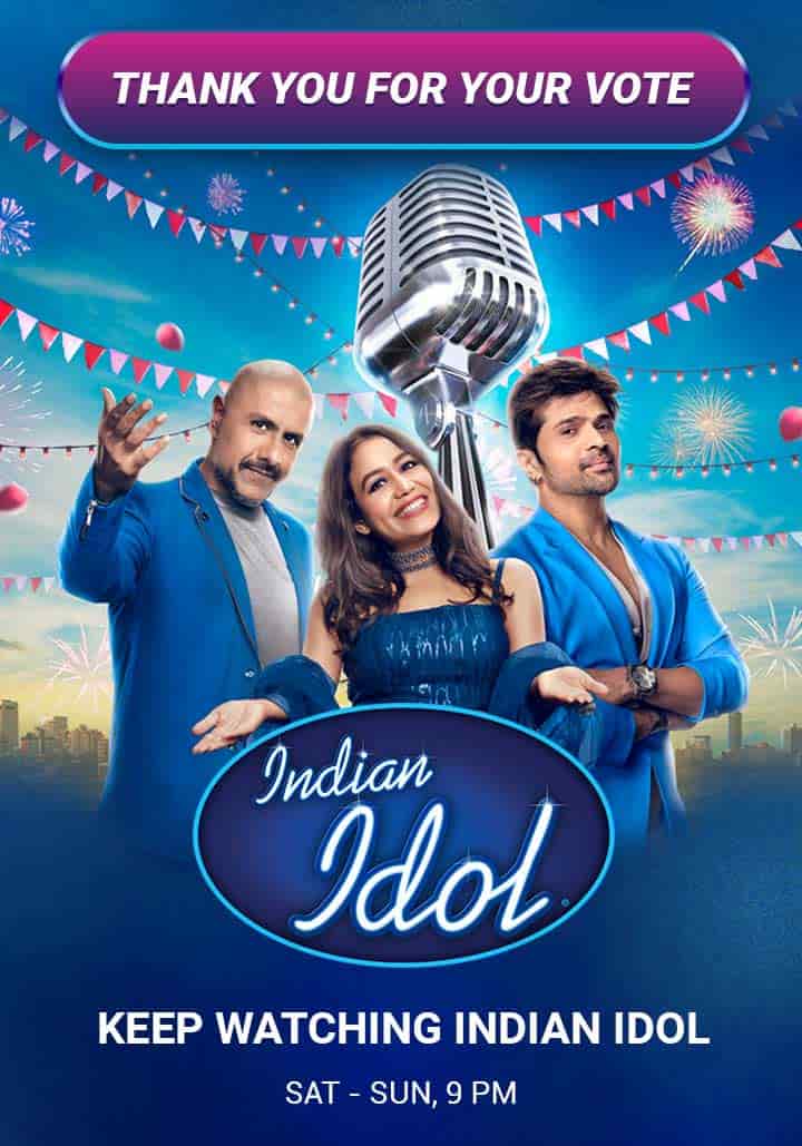 Indian Idol Thankyou