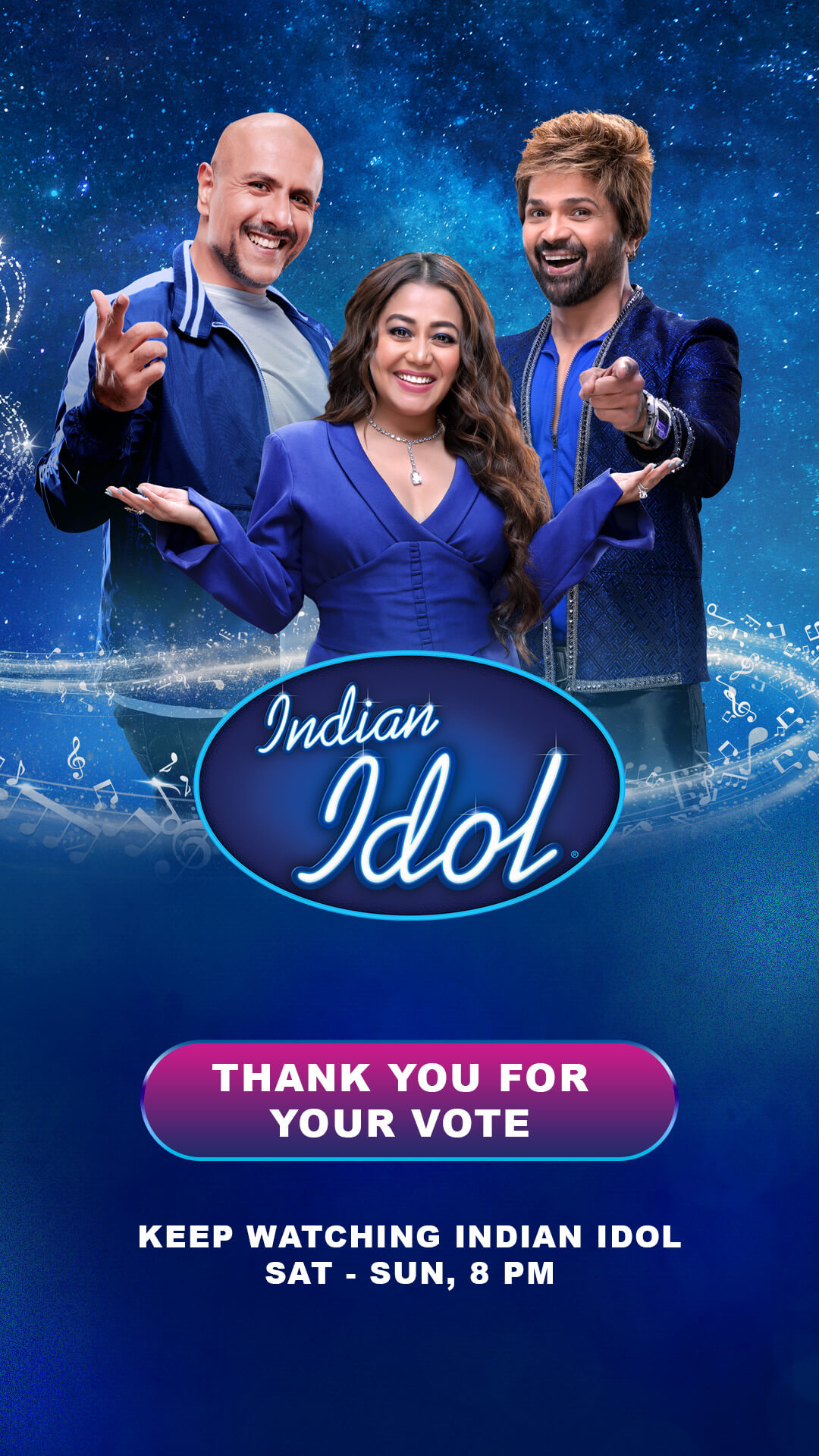 Indian Idol Thankyou