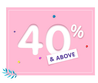 40% & above