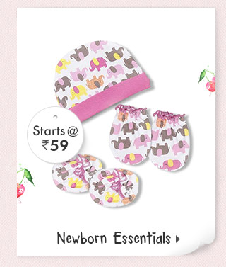 Newborn Essentials - Starts at Rs. 59*