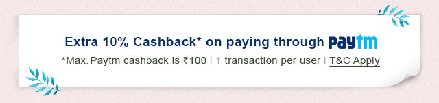 Extra 10% Cashback on Paying through Paytm