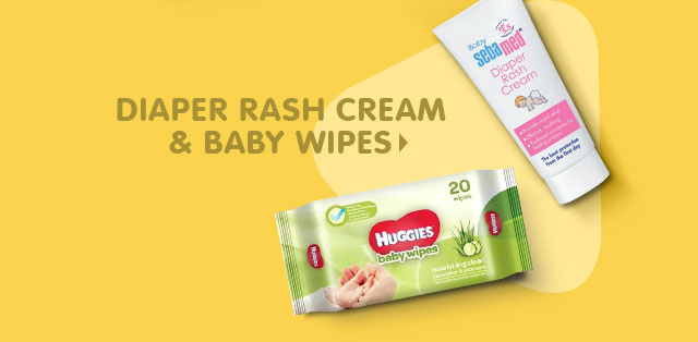 Diaper Rash Cream & Baby Wipes