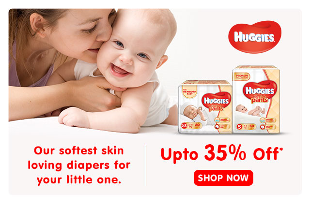 Firstcry store huggies diapers