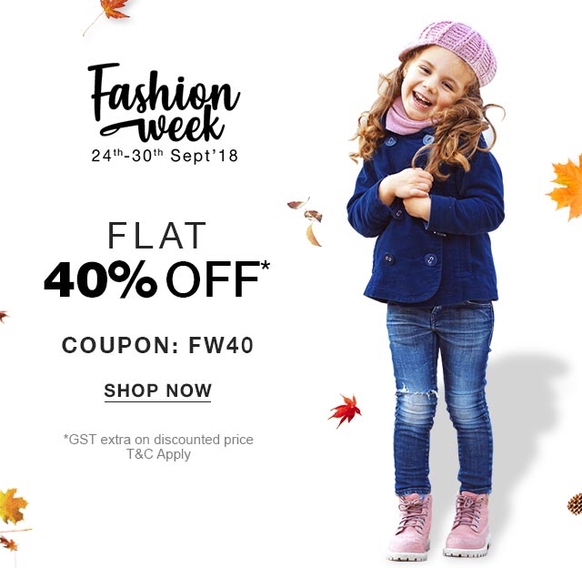 Fashion Week Flat 40% OFF