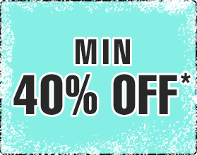 MIN 40% OFF*