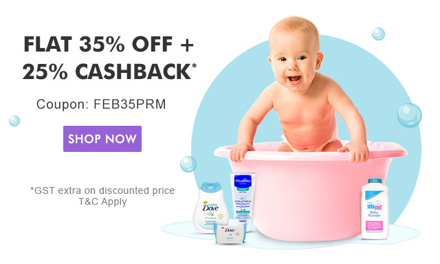 PREMIUM BABY CARE Banner Flat 35% OFF*