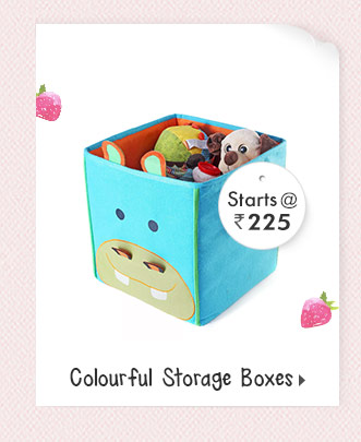 Colourful Storage Boxes - Starts at Rs. 225*