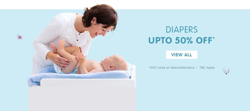 DIAPERS Upto 50% OFF*