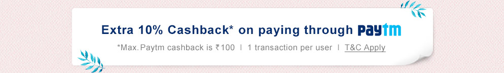 Extra 10% Cashback on Paying through Paytm