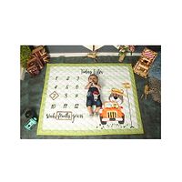 New Comers Milestone Multipurpose Blanket - Multi Color