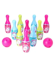 Unicorn Bowling Set Pack of 12 - Multicolour 