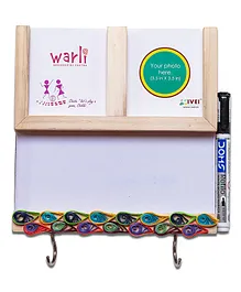 IVEI Quilling Fridge Magnet with Photoframe Calendar and Whiteboard - Multicolour