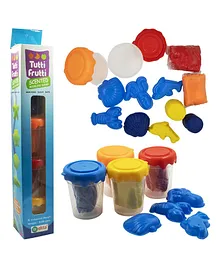 Brown Boss Kids Modeling Dough Set With Moulding Shapes Pack of 4 - 60 gm each