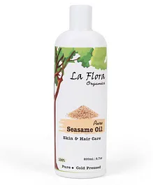 La Flora Organics Pure Sesame Oil Skin And Hair Care - 200 ml