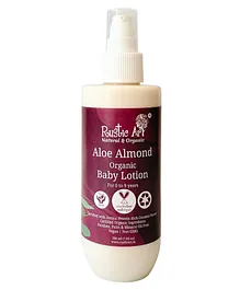 Rustic Art Organic Aloe Almond Baby Lotion - 200 ml