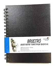 Brustro Artists Wiro Bound Sketch Book A5 Size - 120 Pages