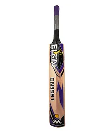 Elan Kashmir Willow Legend Cricket Bat  - Brown Purple