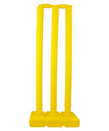 Elan MS Plastic Stump With Three Wickets and Bag (Color May Vary)