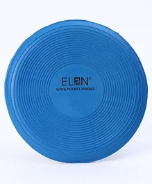 Elan Rubber Foldable Frisbee - Blue