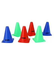 Elan MS Training Cones Pack of 6 - Multicolor