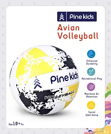 Pine Kids Size 5 Volleyball - Black Yellow