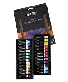 Brustro Artists Gouache Colour Set of 24 Colours 