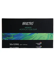 Brustro Artists Acrylic Shades Pack Of 30