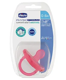Chicco Physio Soft Silicone Orthodontic Soother Pink - 1 Piece