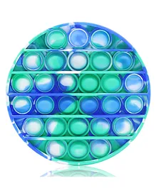 TnU Toys Circle Shaped Pop Bubble Stress Relieving Silicone Pop It Fidget Toy - Multicolour