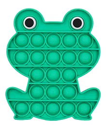 TnU Frog Shape Pop Bubble Stress Relieving Silicone Pop It Fidget Toy - Green