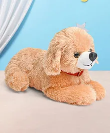 KIDZ Sitting Dog Soft Toy Light Brown - Height 25 cm