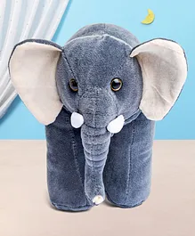 KIDZ Elephant Soft Toy Grey - Length 40.6 cm