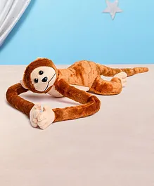KIDZ Monkey Soft Toy Brown - Length 27.9 cm