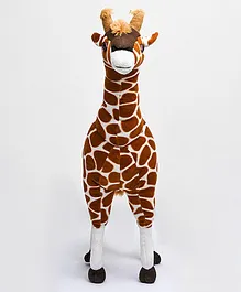 KIDZ Giraffe Soft Toy Brown & White - Height 55.8 cm