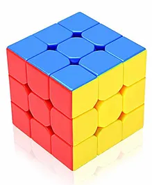 VGRASSP High Speed Magic Cube Adjustable Tightness and Stickerless Puzzle Toy - Multicolor