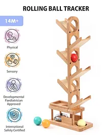 Intellibaby Wooden Rolling Ball Tracker Level 7