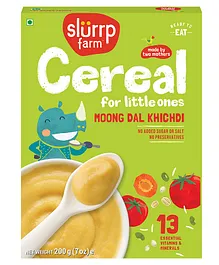 Slurrp Farm Cereal Mixed Veg Moong Dal Khichdi - 200 gm