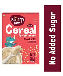 Slurrp Farm Millet And Oats Cereal No Sugar No Salt Instant Healthy Cereal - 250 gm