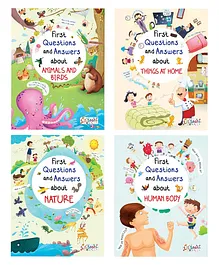 Questions & Answers Board Books Set of 4 - English