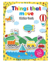 Things that Move Sticker Book - English